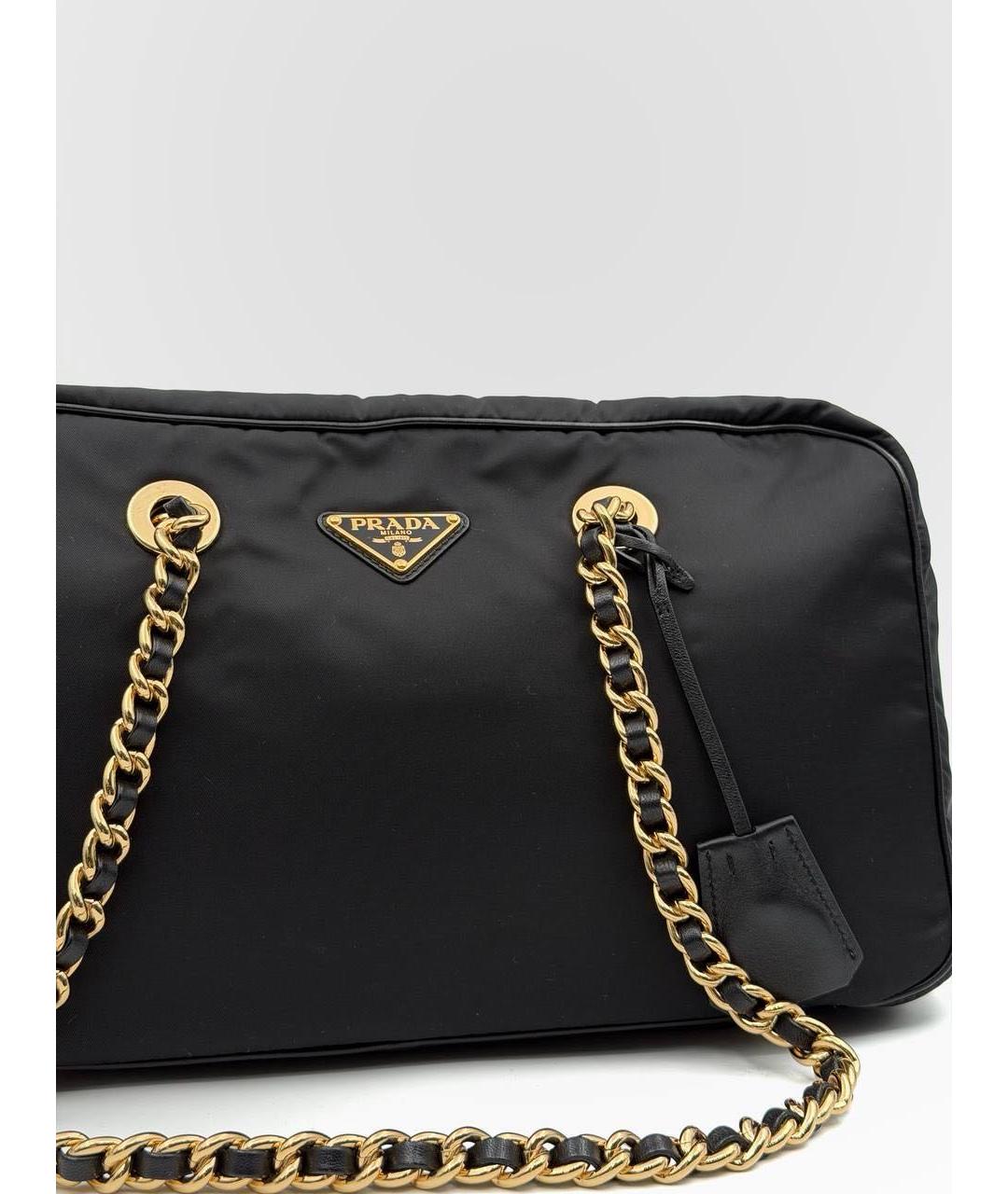 PRADA Черная сумка через плечо, фото 3