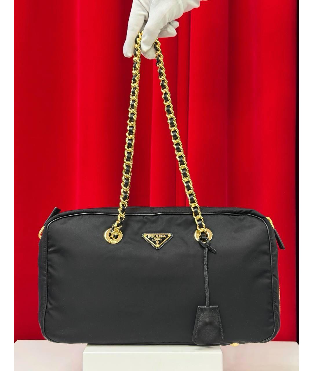 PRADA Черная сумка через плечо, фото 4