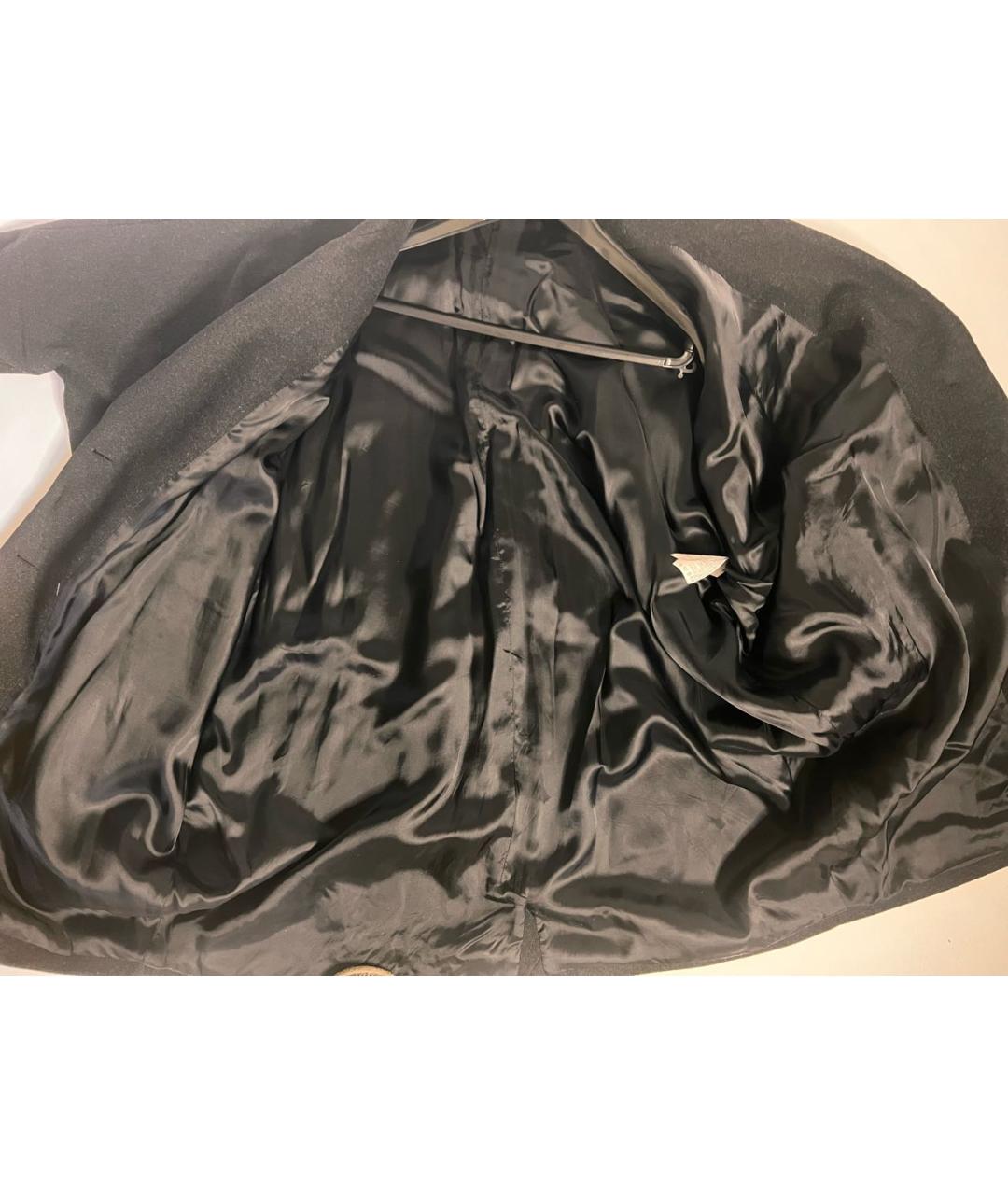 MM6 MAISON MARGIELA Антрацитовое шерстяное пальто, фото 7