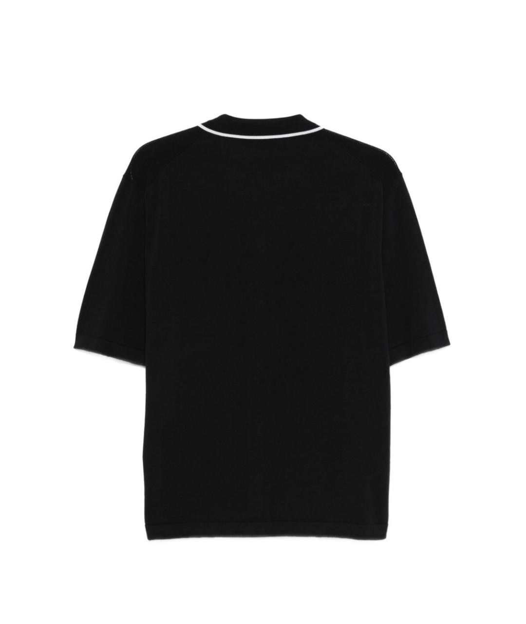 ASPESI Черная хлопковая кэжуал рубашка, фото 2