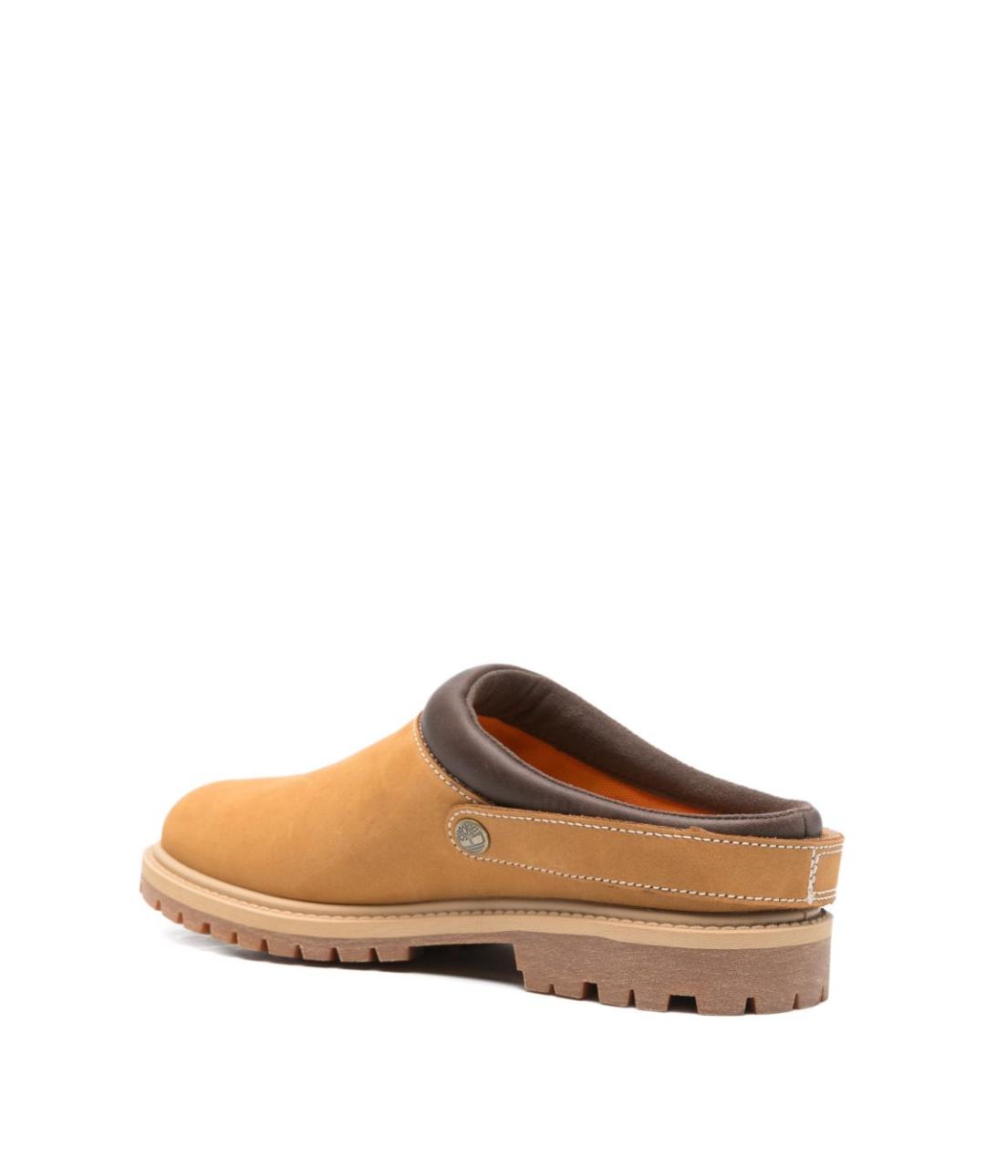 TIMBERLAND Коричневые кожаные мюли, фото 2