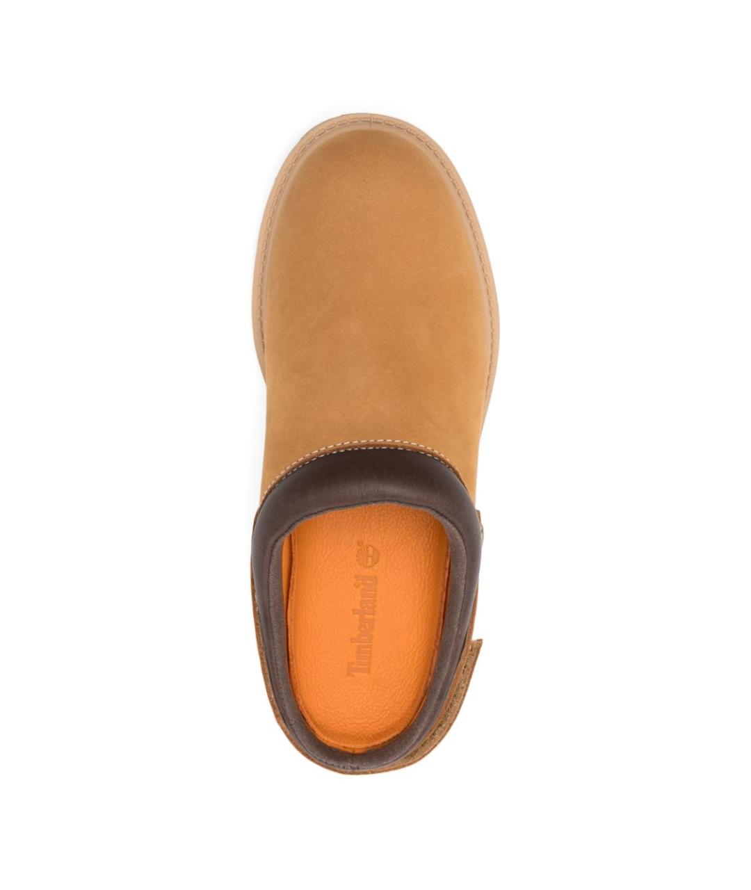 TIMBERLAND Коричневые кожаные мюли, фото 4