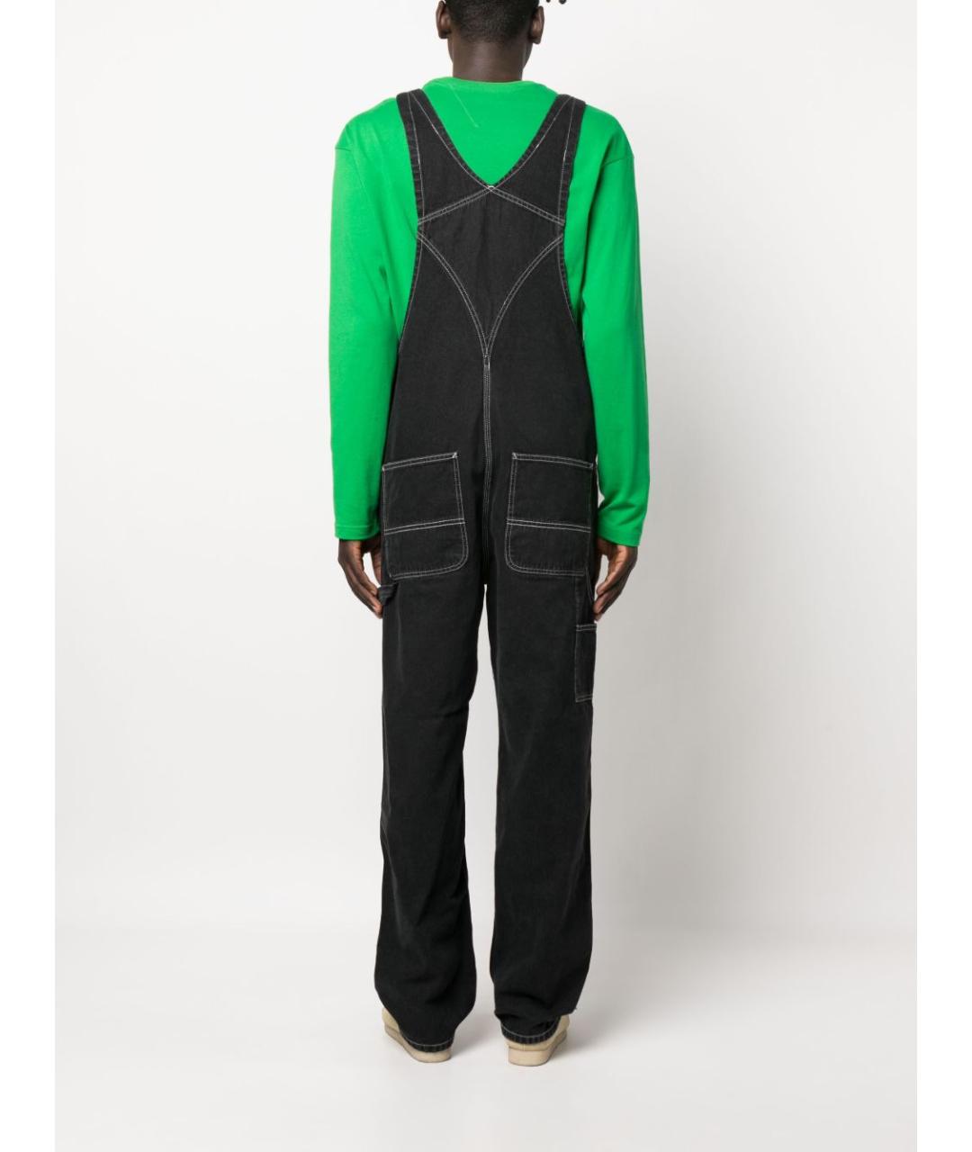 CARHARTT WIP Черный хлопковый комбинезон, фото 2