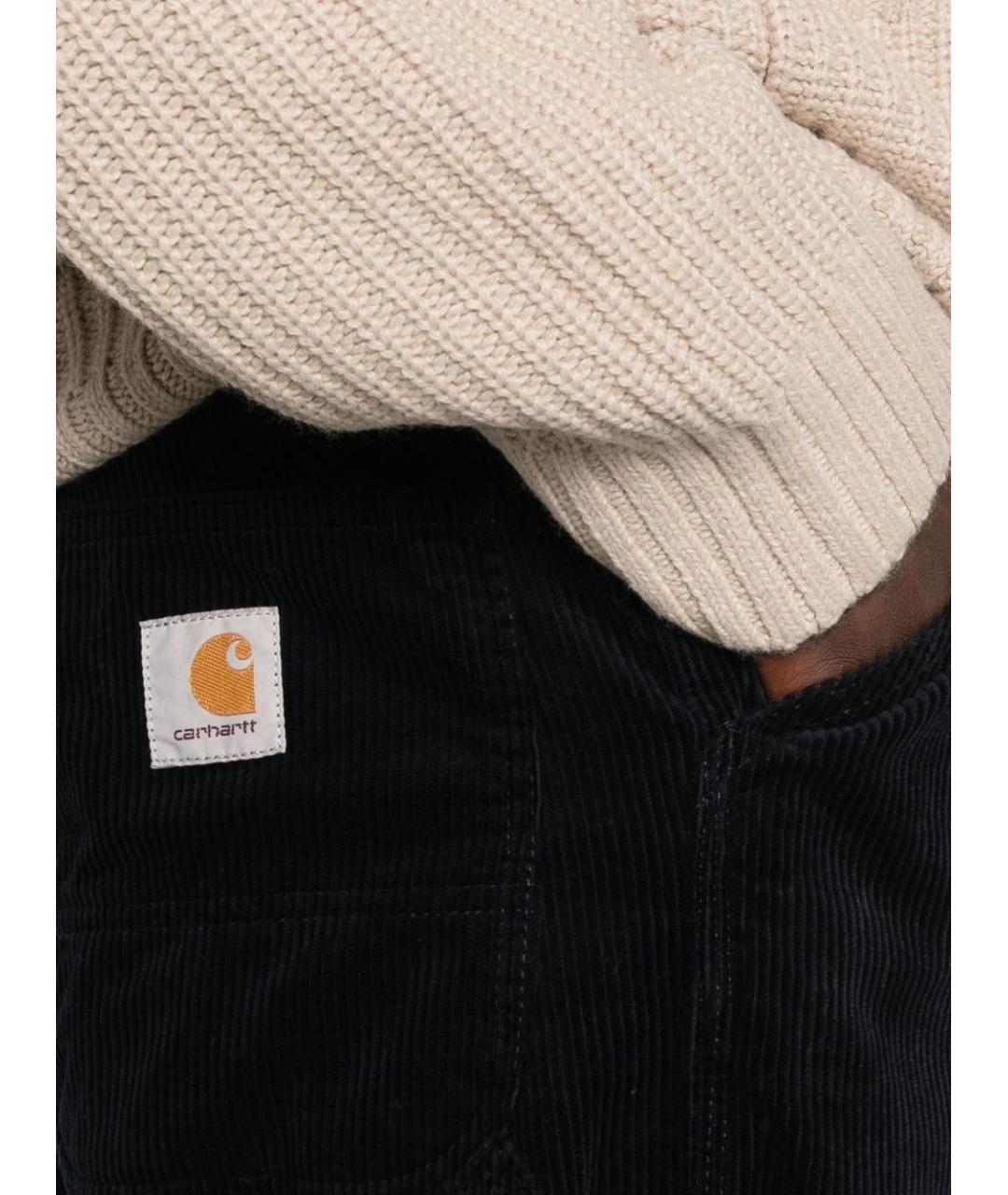 CARHARTT WIP Синие хлопковые повседневные брюки, фото 4