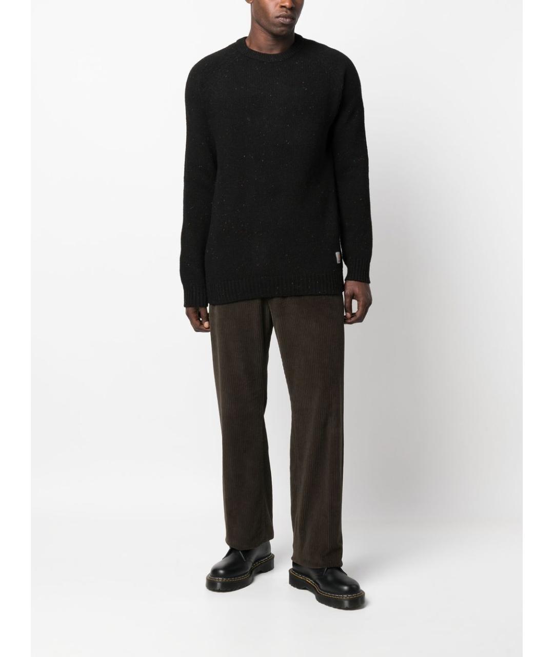 CARHARTT WIP Черный шерстяной джемпер / свитер, фото 4