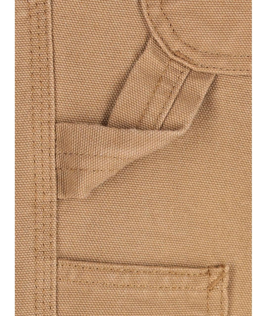 CARHARTT WIP Коричневые хлопковые прямые джинсы, фото 2