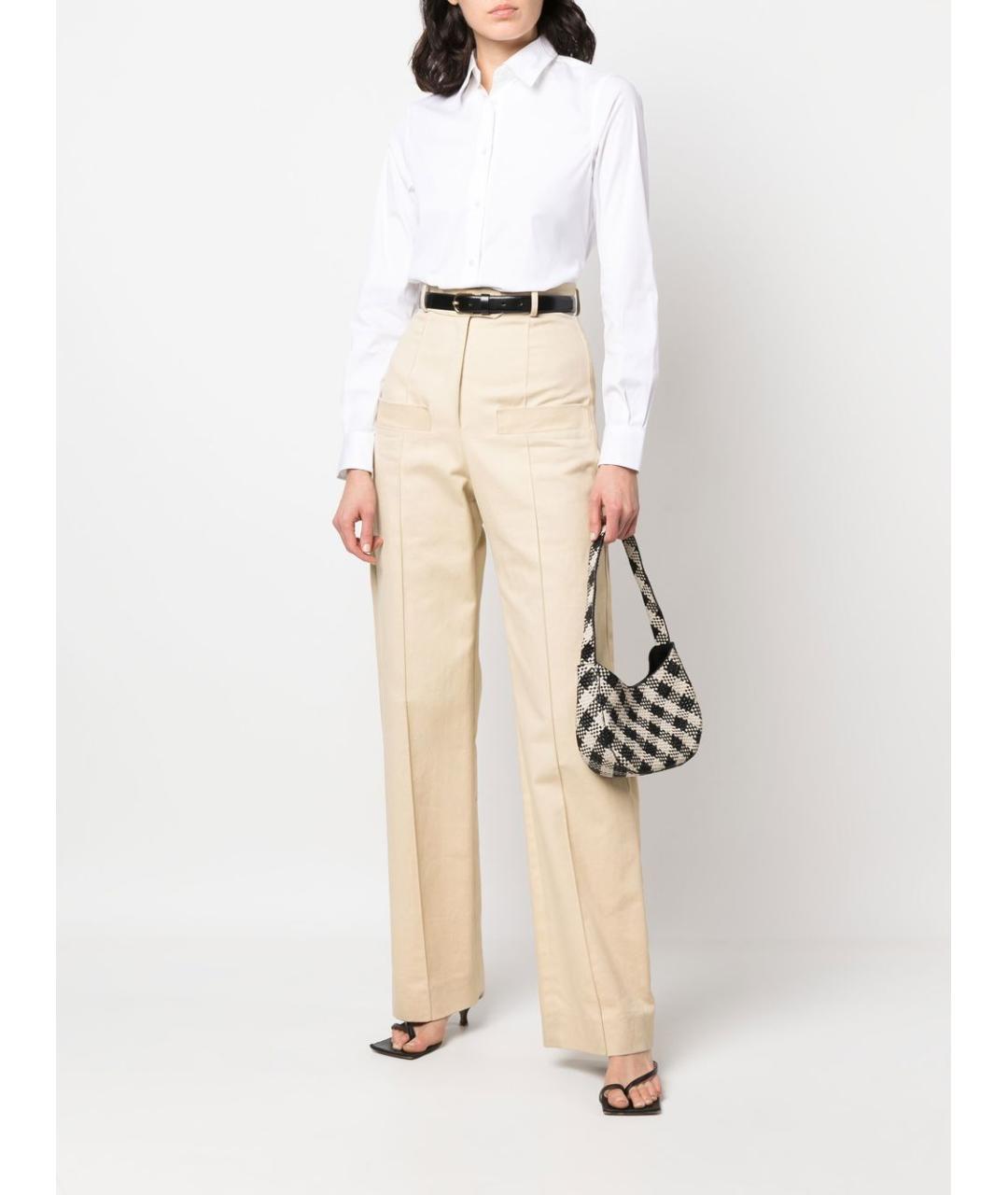 ASPESI Белая хлопковая рубашка, фото 5