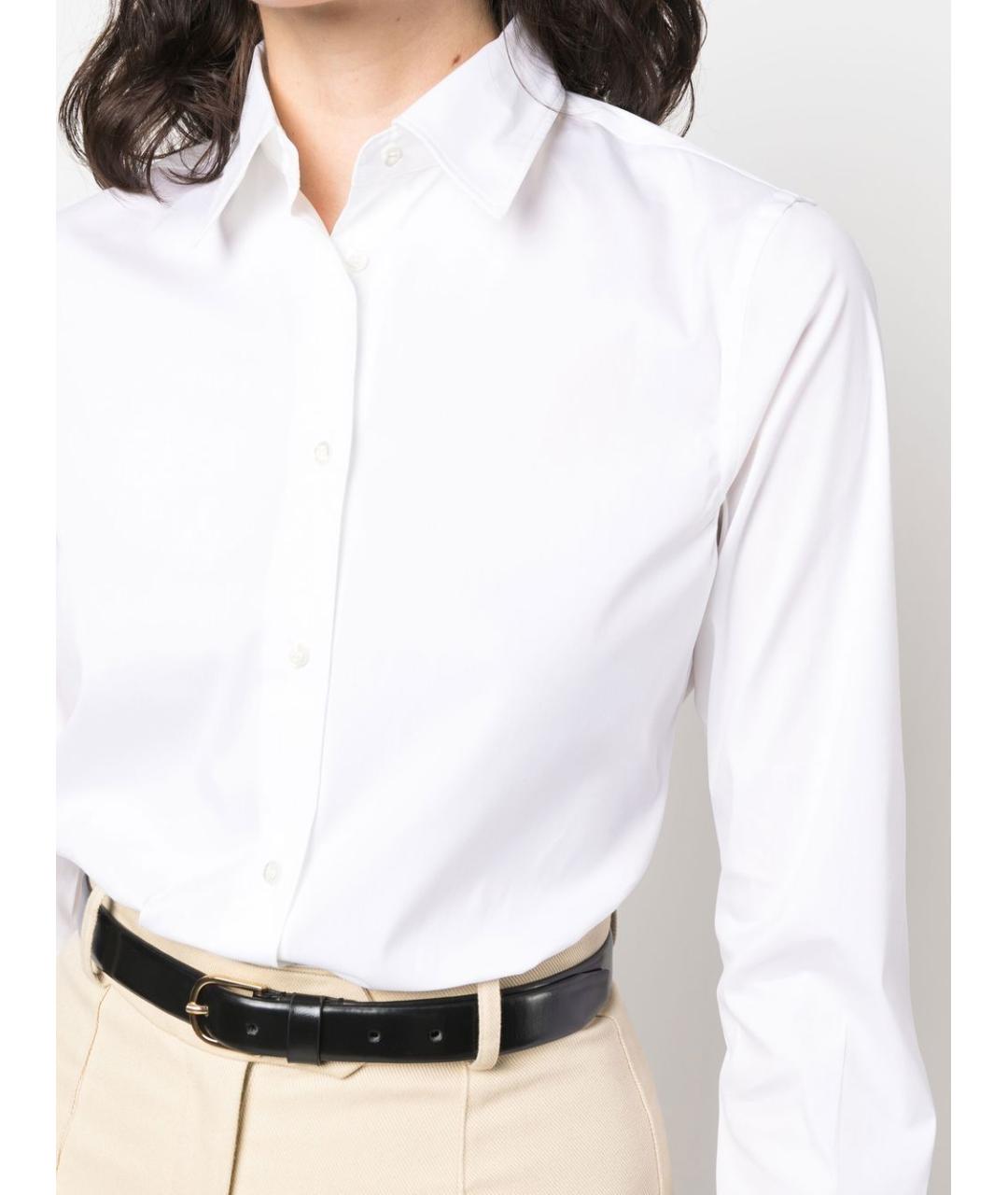 ASPESI Белая хлопковая рубашка, фото 3