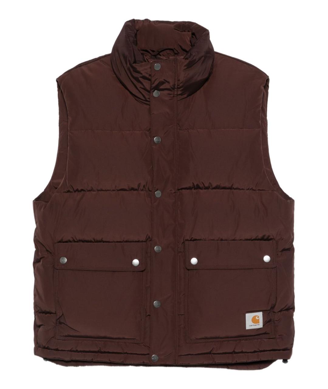 CARHARTT WIP Коричневый полиамидовый жилет, фото 1