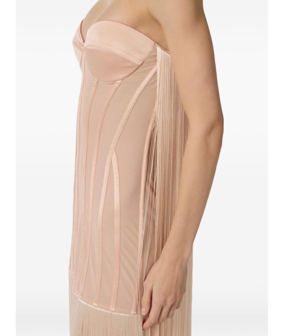 ELISABETTA FRANCHI Розовое вечернее платье, фото 2