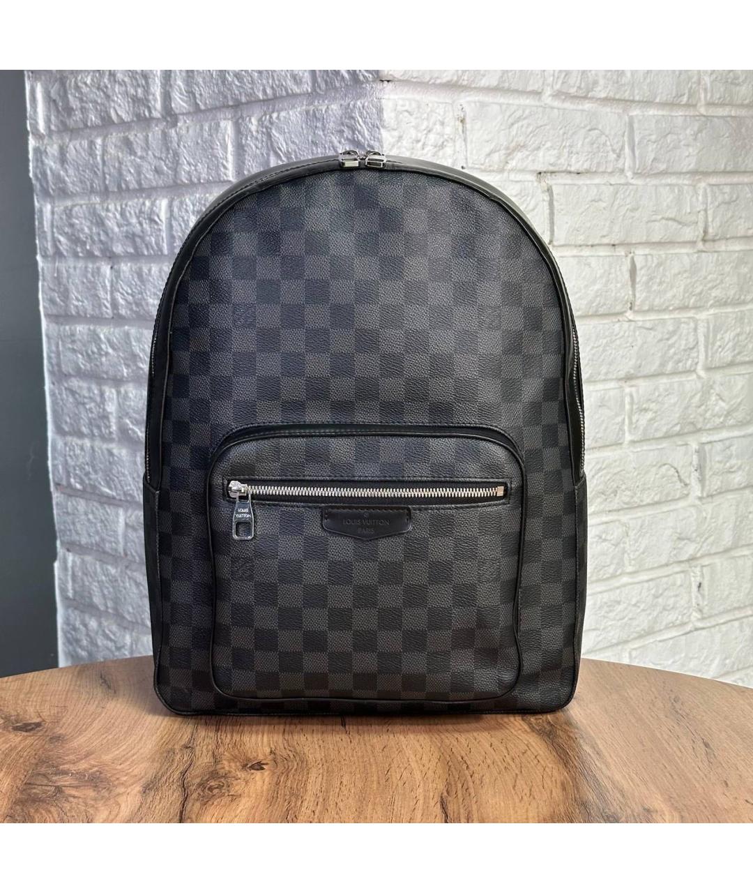 LOUIS VUITTON Черный рюкзак, фото 4