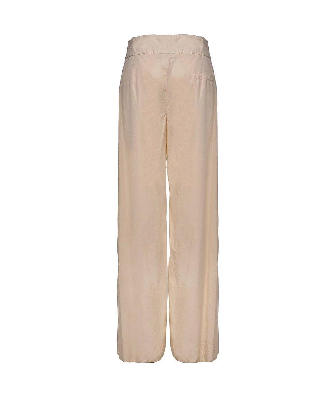 NUDE Бежевые хлопковые брюки широкие, фото 2