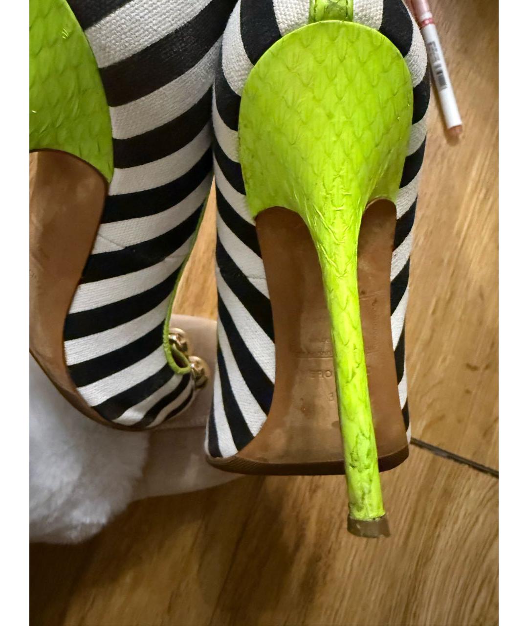 DSQUARED2 Мульти текстильные туфли, фото 8