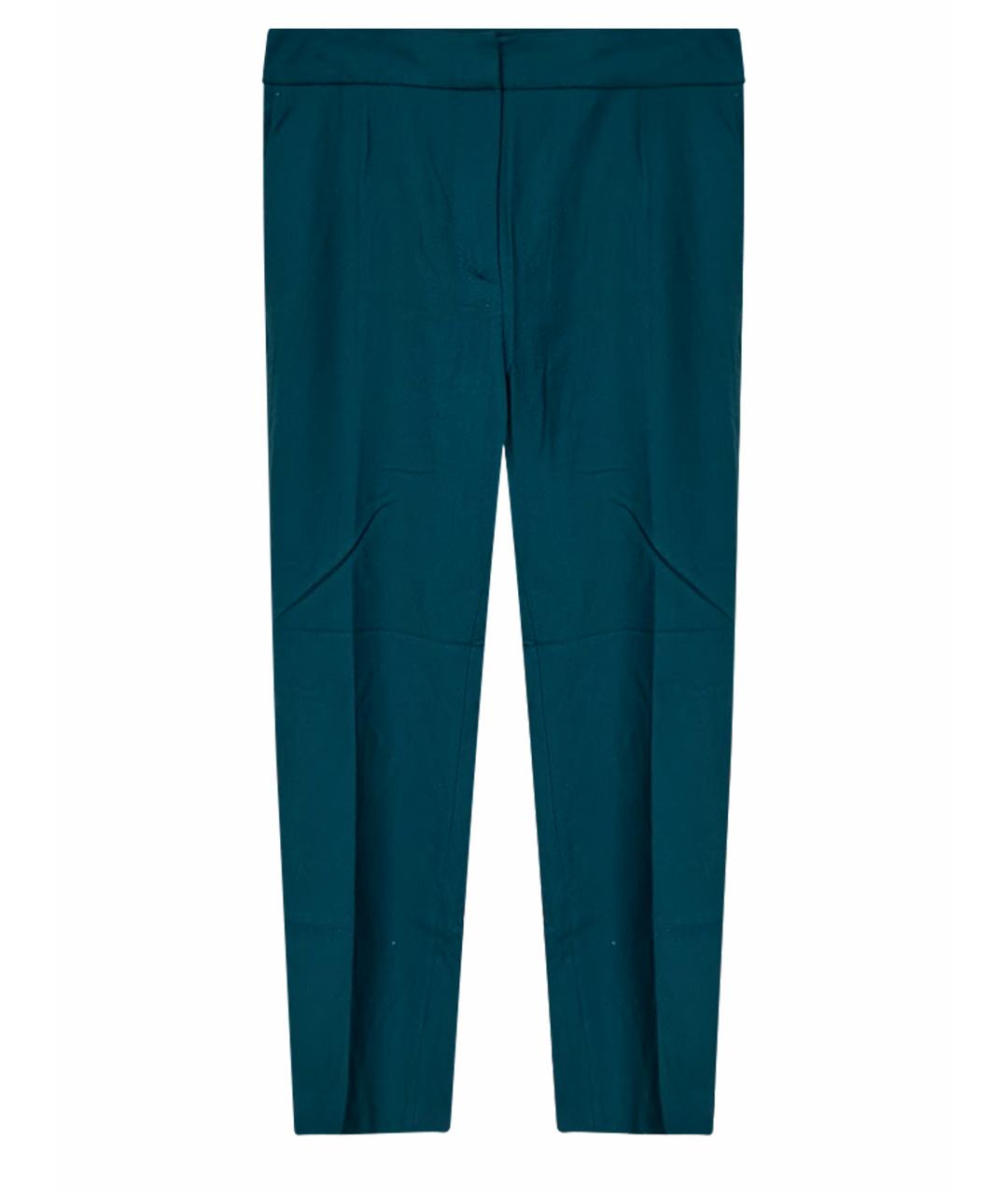 MAX MARA Зеленые прямые брюки, фото 1