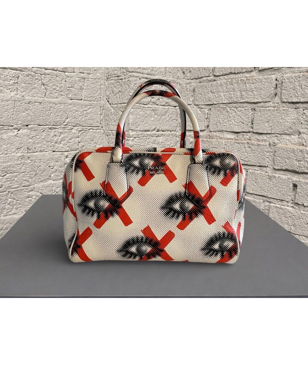 PRADA Кожаная сумка с короткими ручками, фото 2