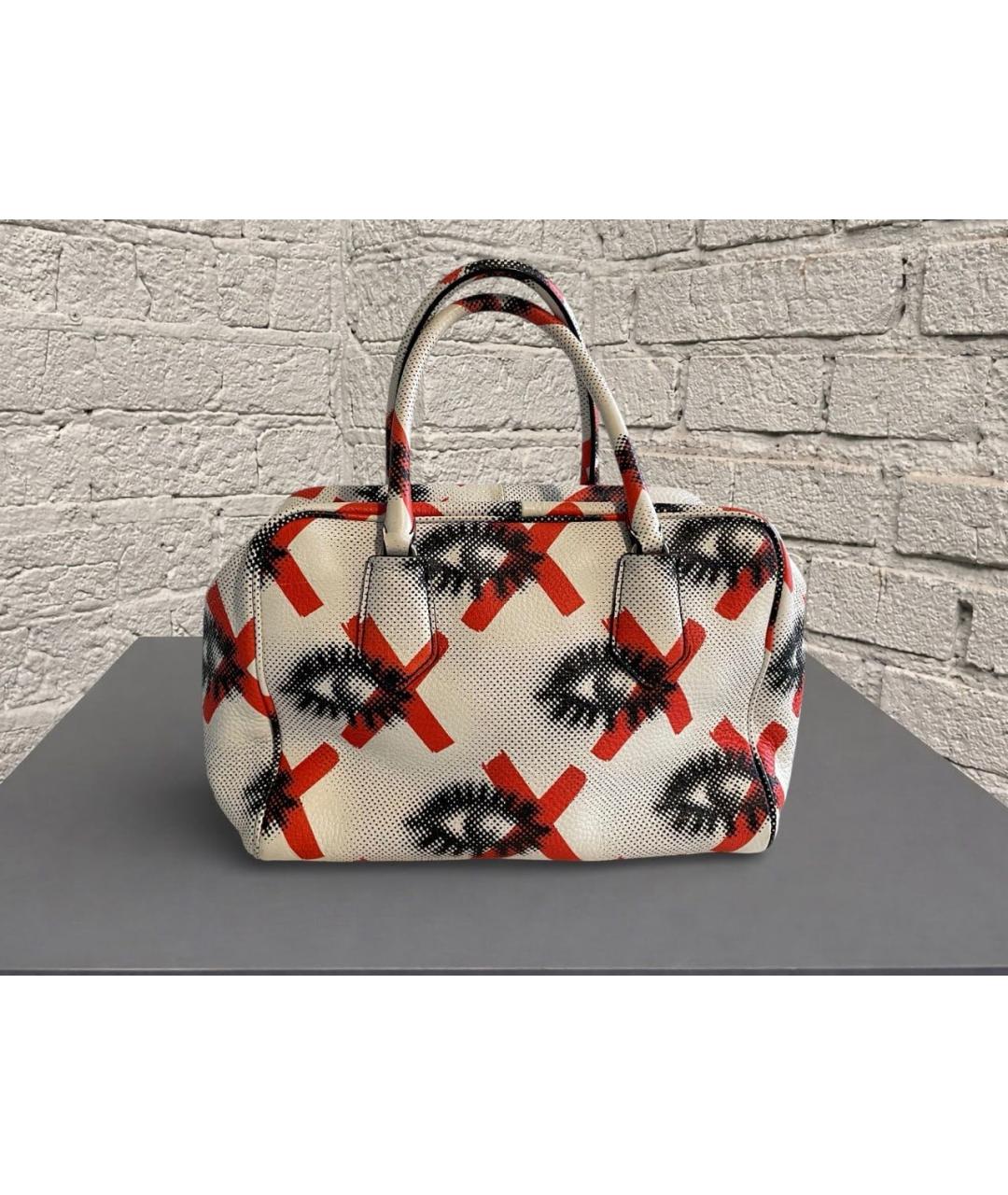 PRADA Кожаная сумка с короткими ручками, фото 3