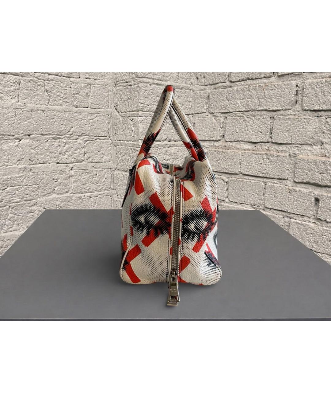 PRADA Кожаная сумка с короткими ручками, фото 4