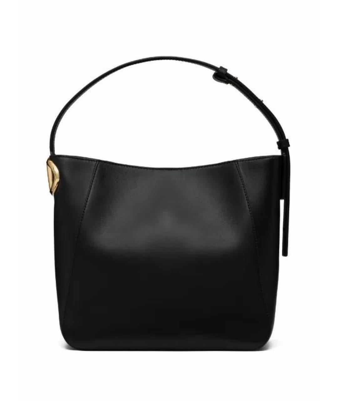 VALENTINO Черная кожаная сумка тоут, фото 1