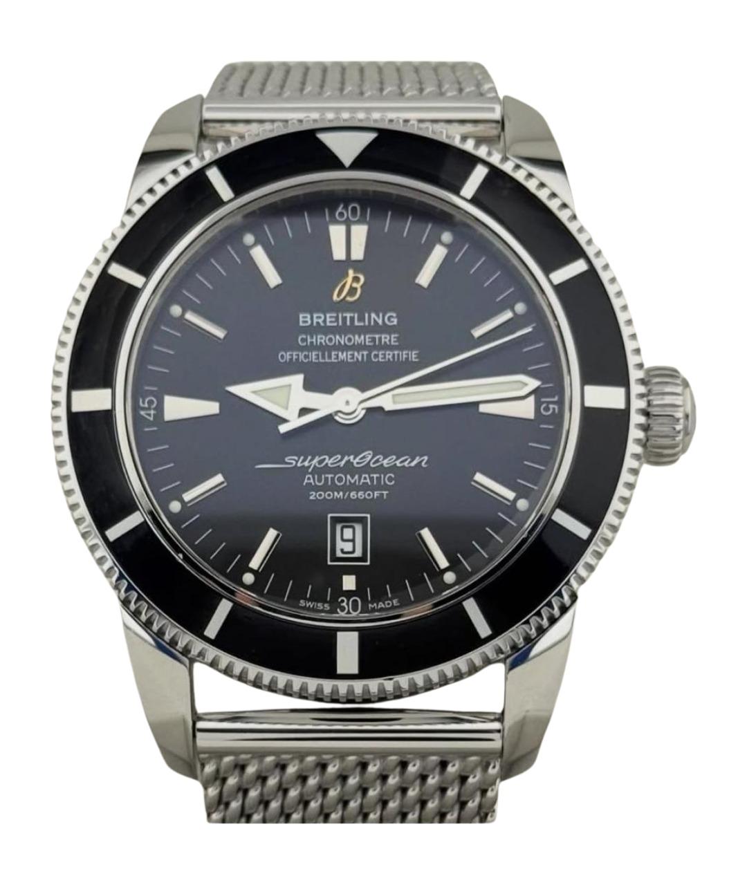 BREITLING Черные металлические часы, фото 1