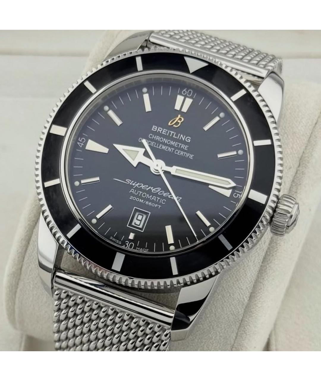 BREITLING Черные металлические часы, фото 2