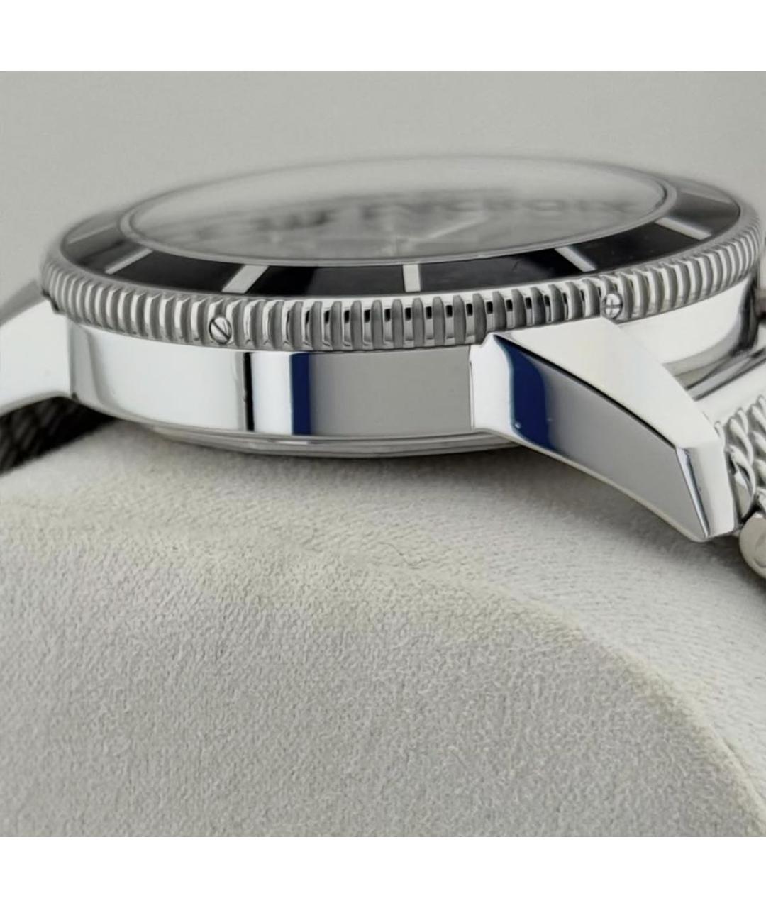 BREITLING Черные металлические часы, фото 5