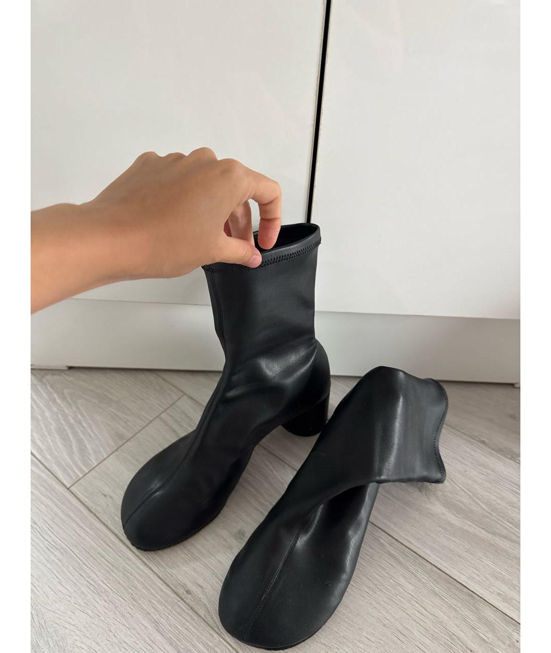 PROENZA SCHOULER Черные кожаные ботильоны, фото 4