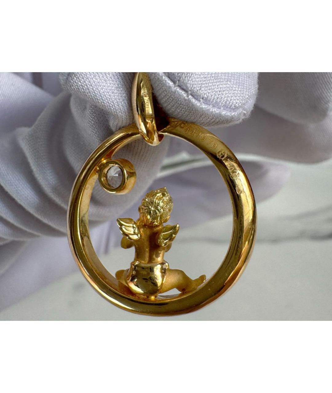 CARRERA Y CARRERA Золотая подвеска из желтого золота, фото 4