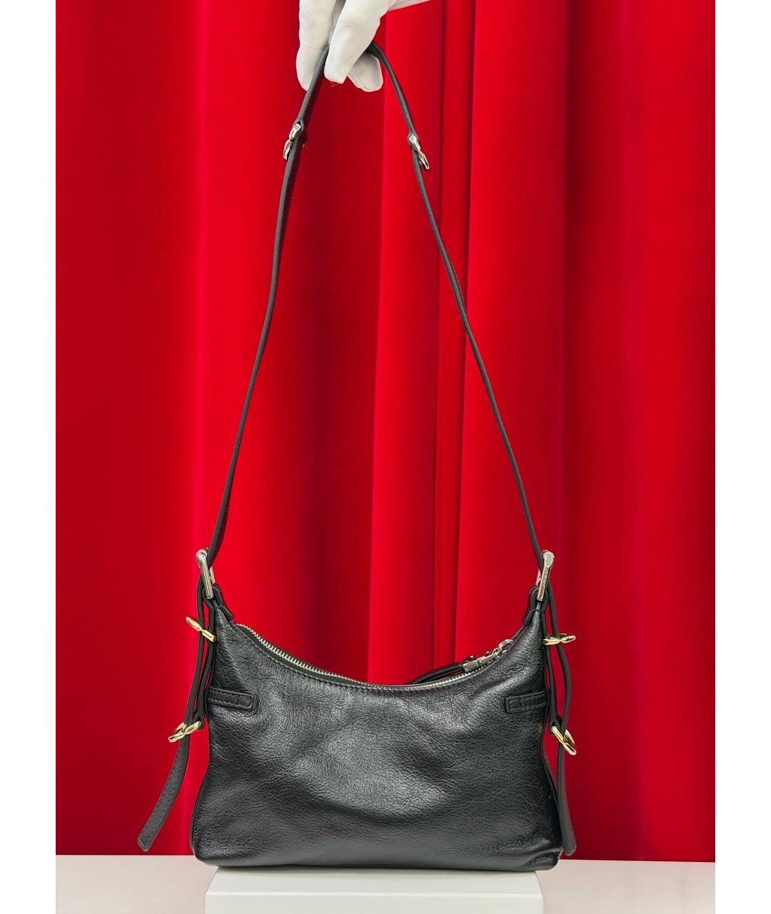 GIVENCHY Черная кожаная сумка через плечо, фото 6