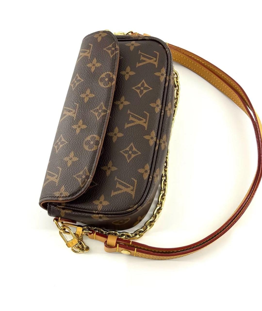 LOUIS VUITTON Коричневая сумка через плечо, фото 2