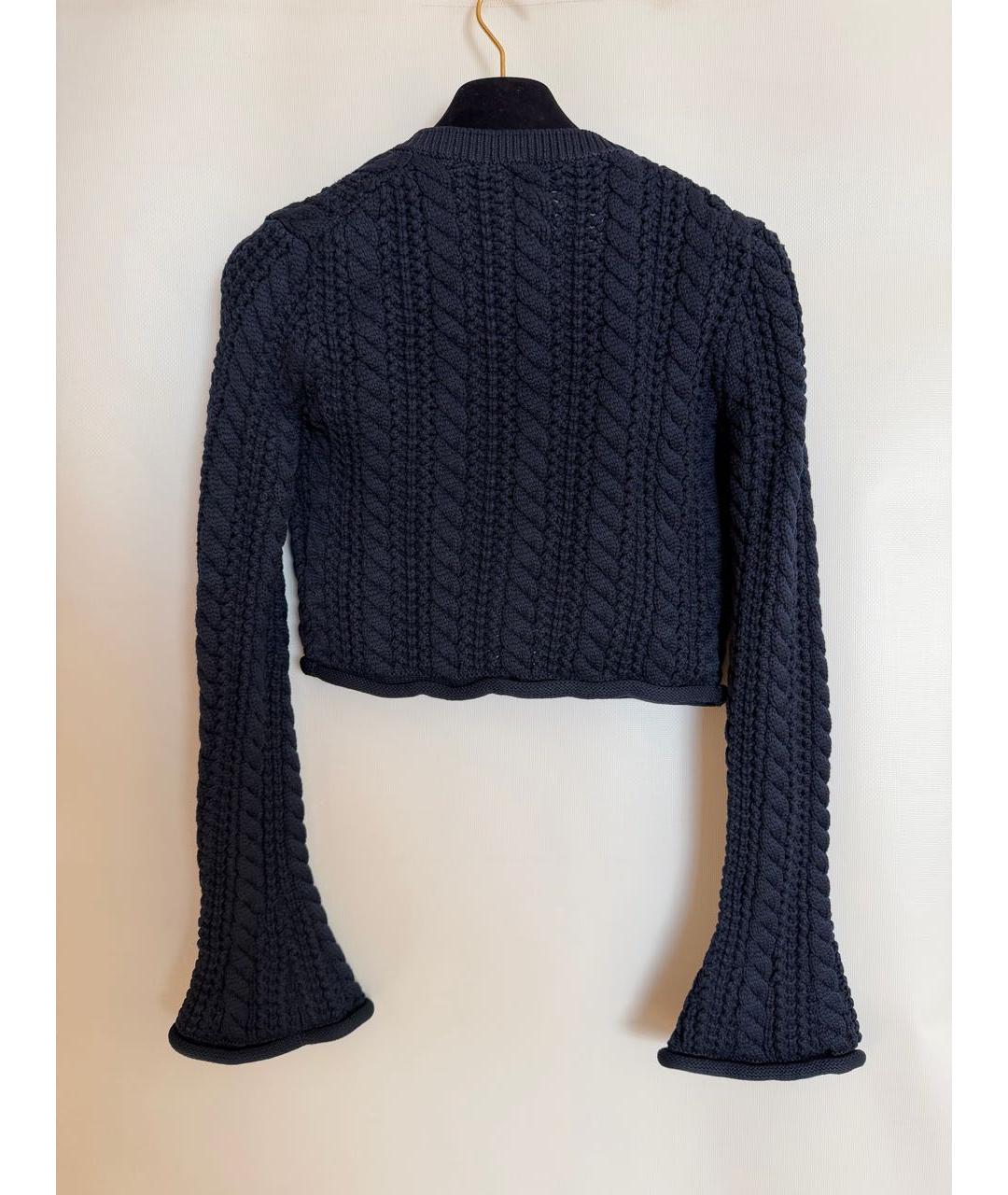 LOUIS VUITTON Темно-синий полиамидовый кардиган, фото 2