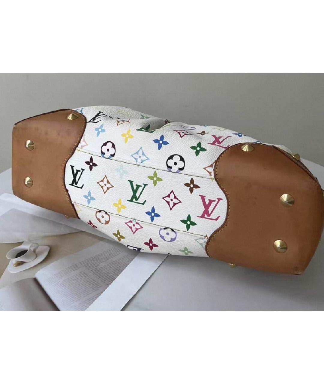 LOUIS VUITTON Белая сумка с короткими ручками, фото 3