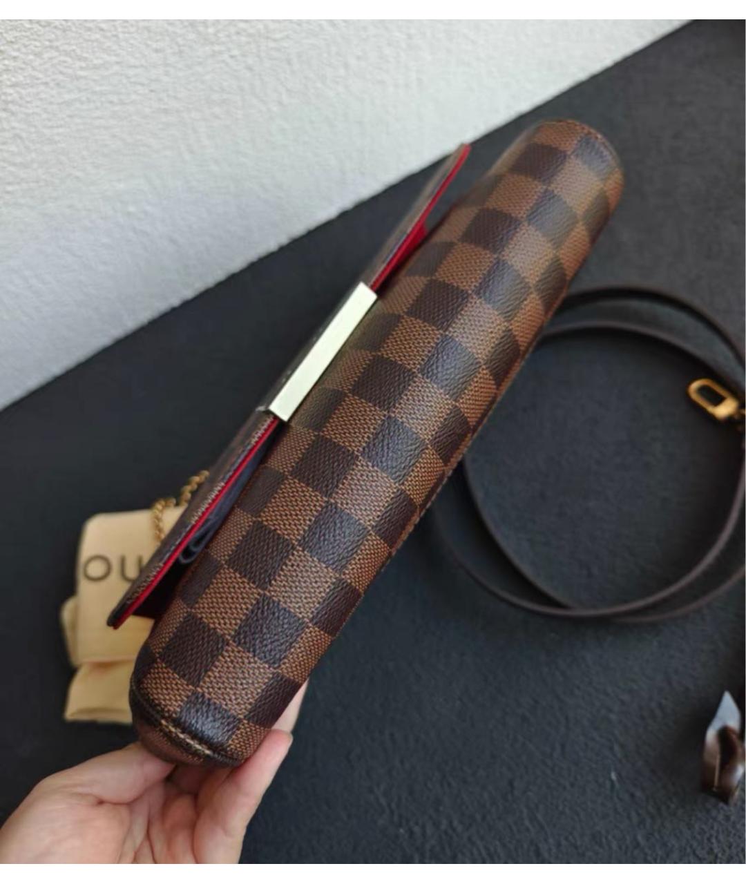 LOUIS VUITTON Коричневая сумка через плечо, фото 5