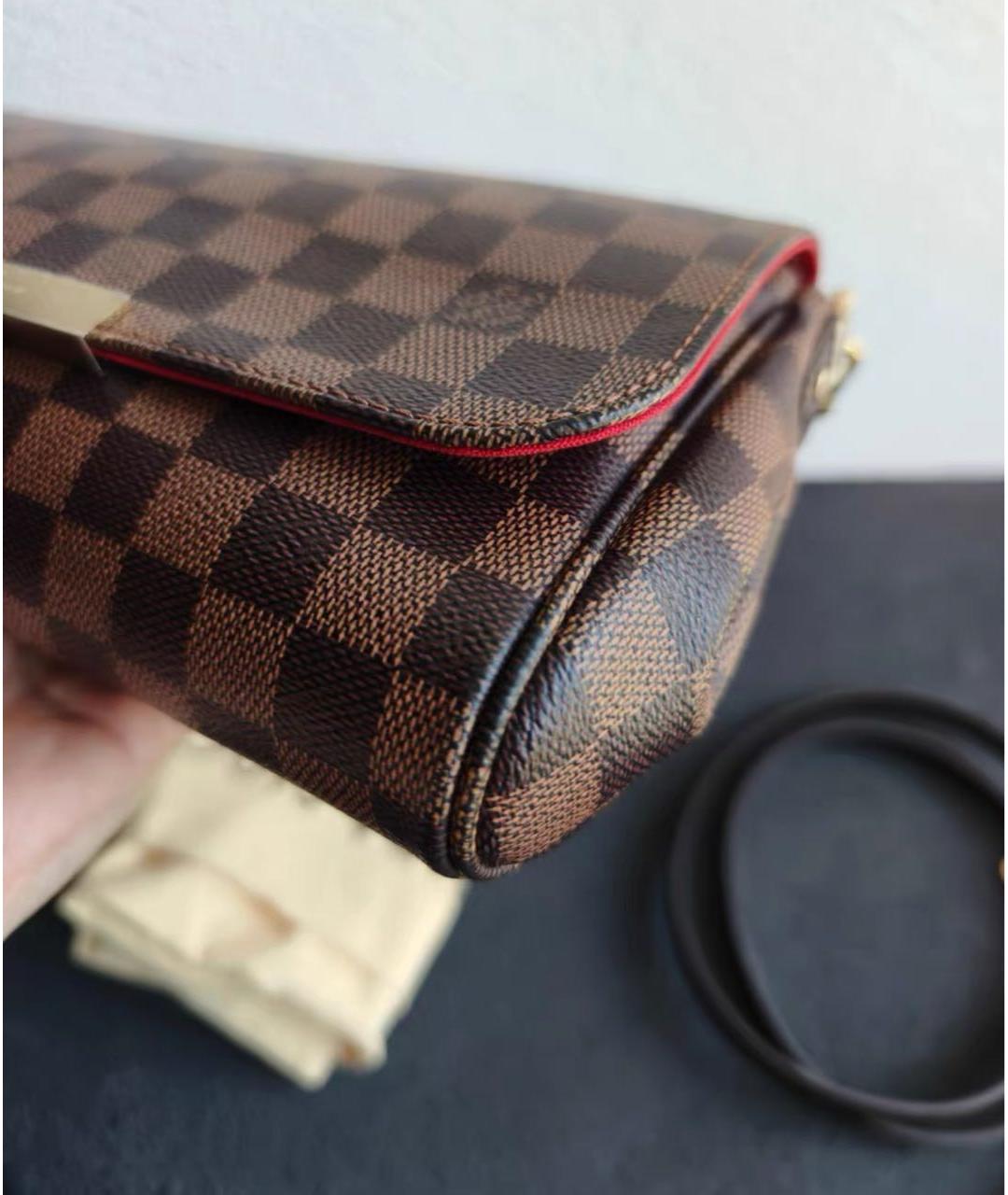 LOUIS VUITTON Коричневая сумка через плечо, фото 4