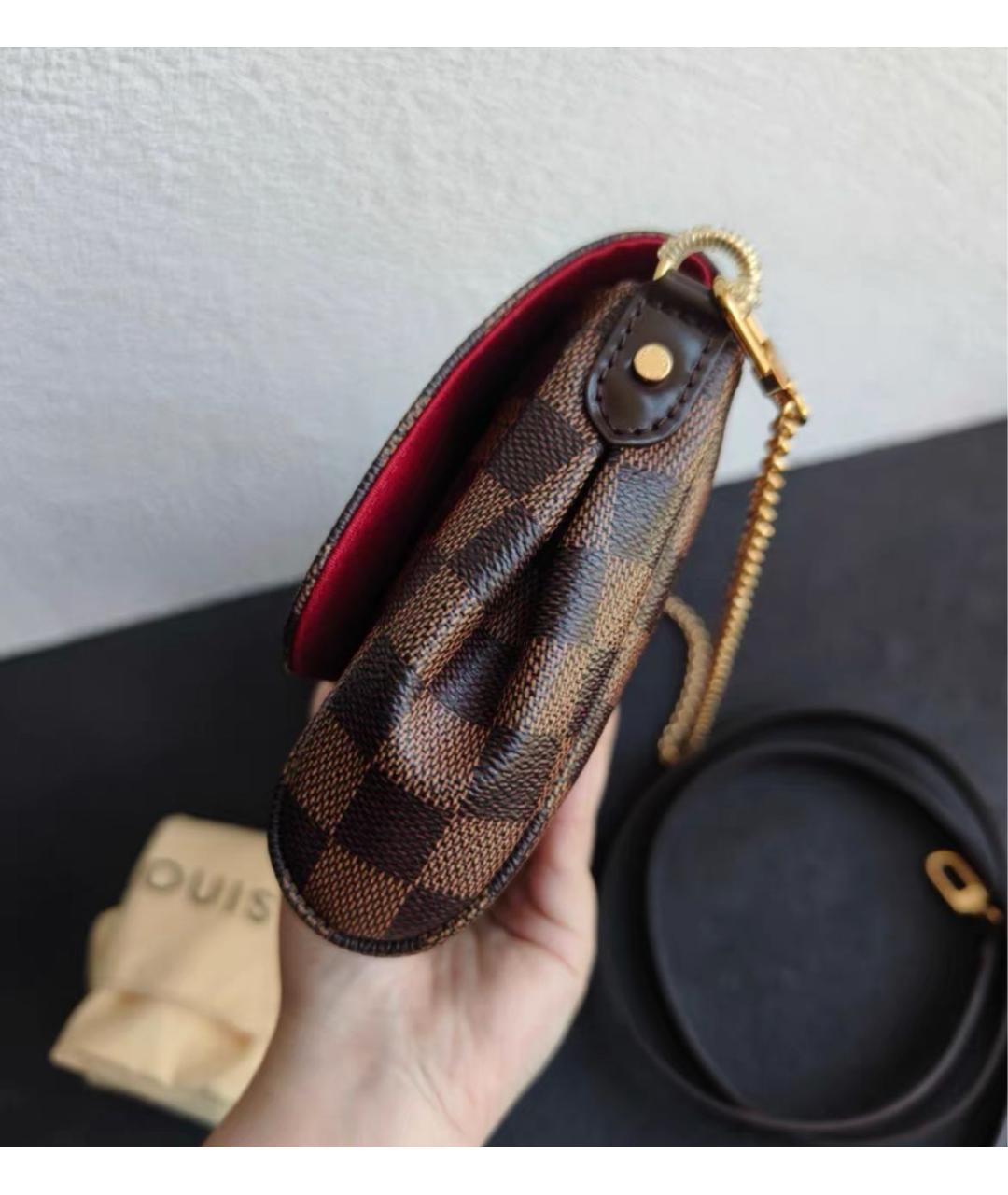 LOUIS VUITTON Коричневая сумка через плечо, фото 3