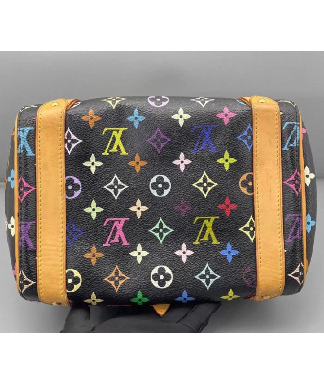 LOUIS VUITTON Черная сумка с короткими ручками, фото 2