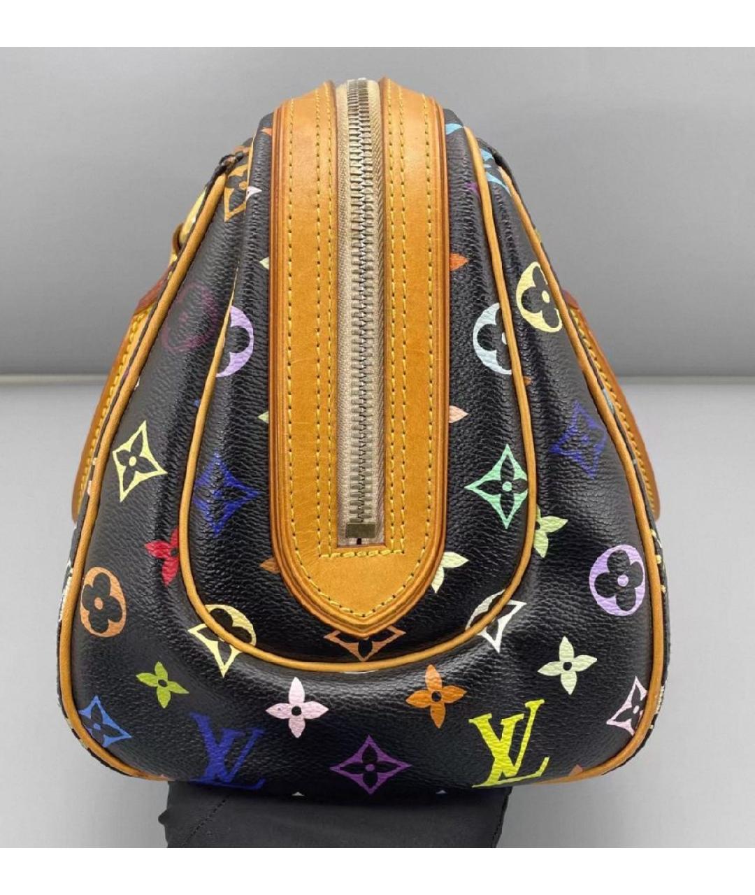 LOUIS VUITTON Черная сумка с короткими ручками, фото 3