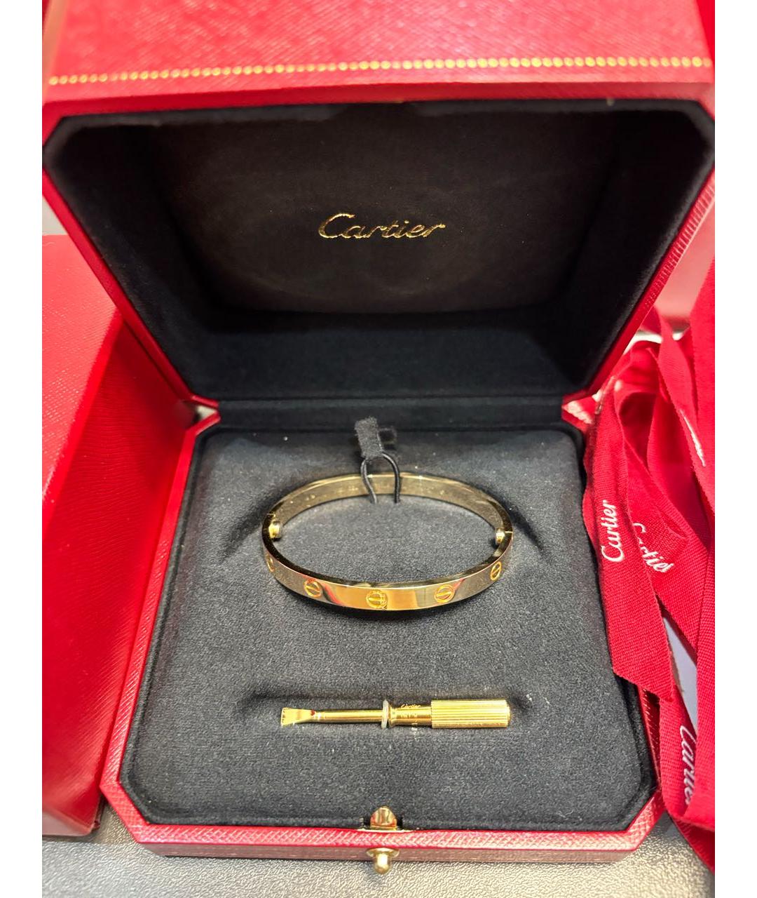 CARTIER Золотой браслет из желтого золота, фото 3