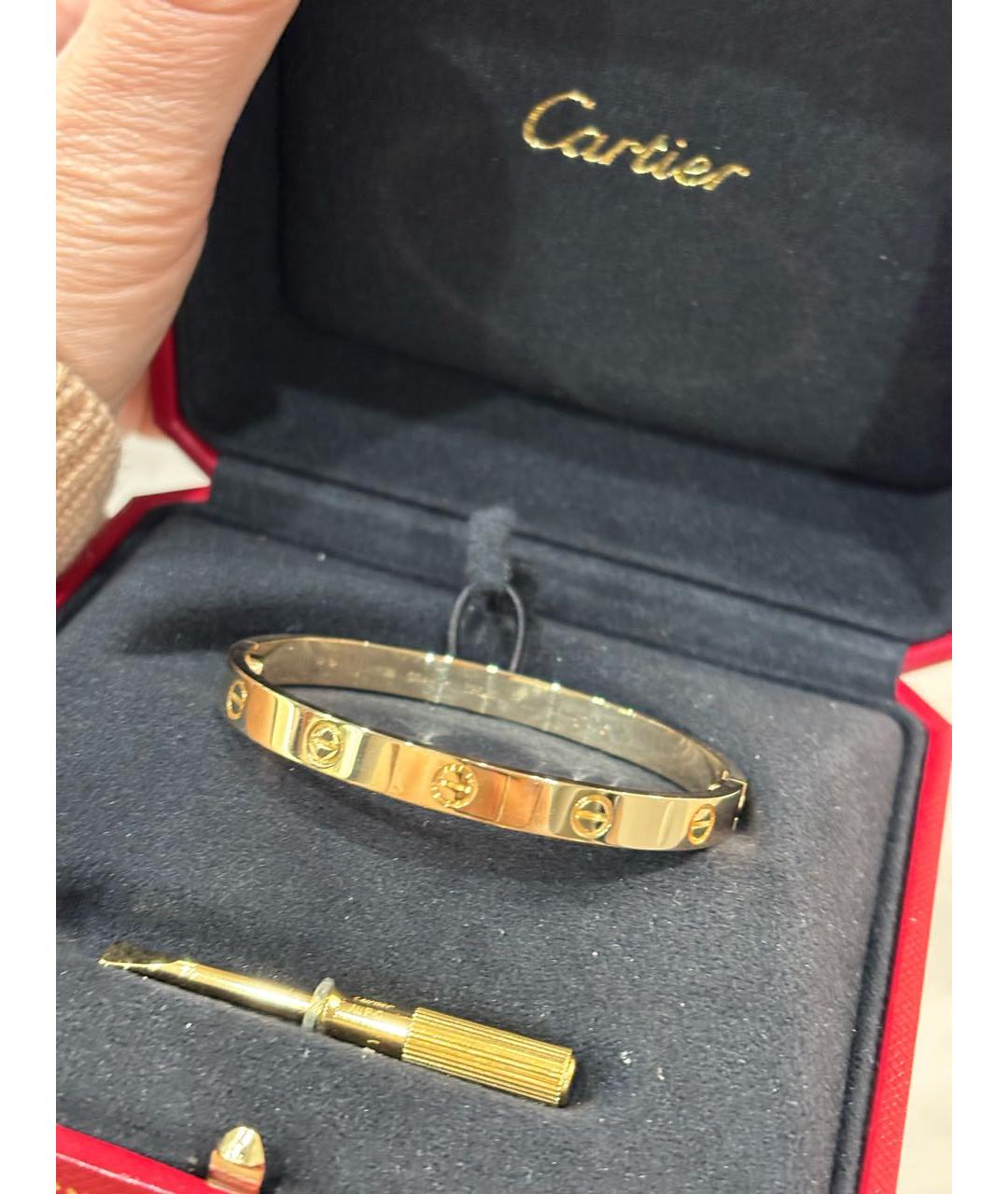 CARTIER Золотой браслет из желтого золота, фото 5