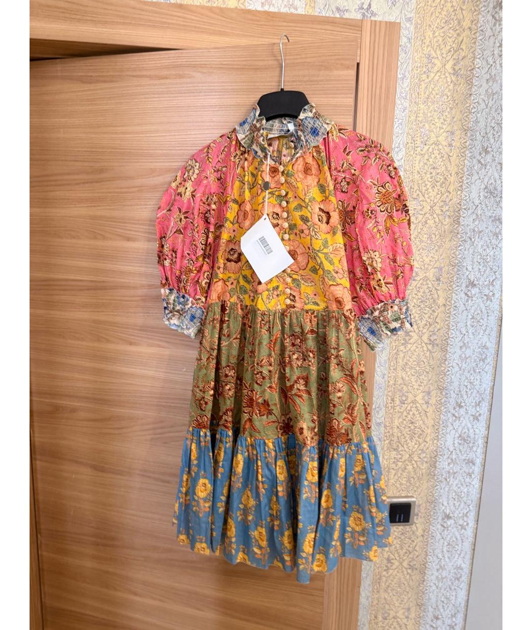 ZIMMERMANN Мульти хлопковое повседневное платье, фото 3