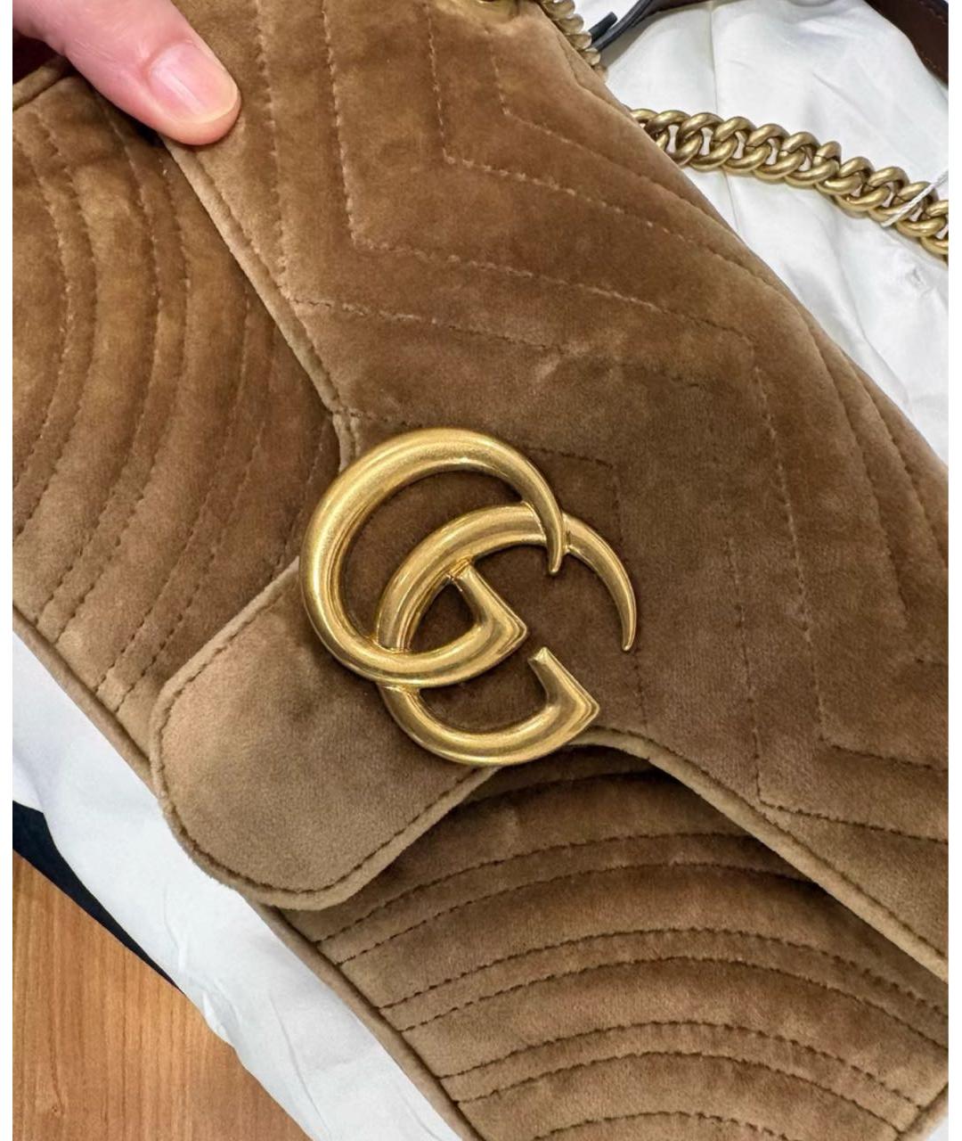 GUCCI Коричневая сумка через плечо, фото 4