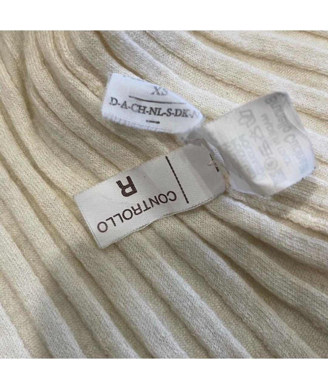 BRUNELLO CUCINELLI Бежевая кашемировая водолазка, фото 5