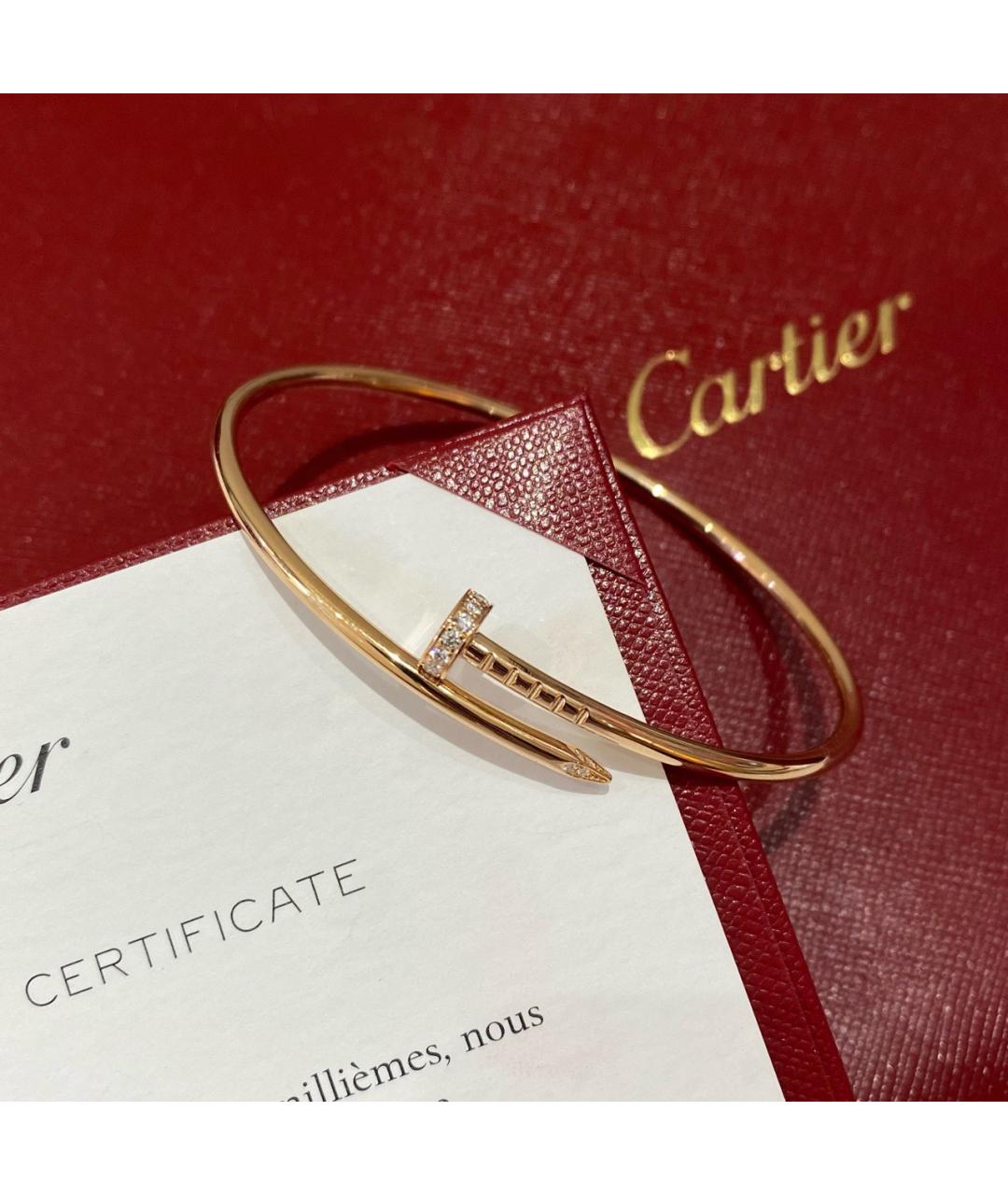 CARTIER Золотой браслет из розового золота, фото 5
