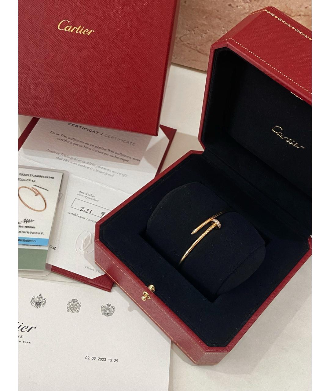 CARTIER Золотой браслет из розового золота, фото 2