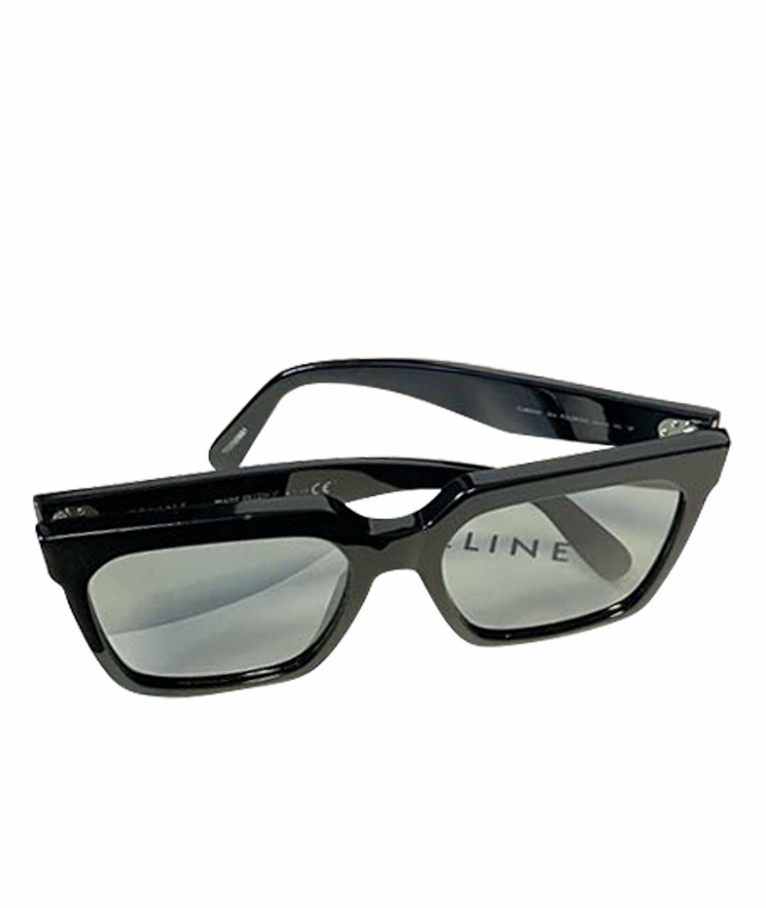 CELINE Черные пластиковые солнцезащитные очки, фото 1