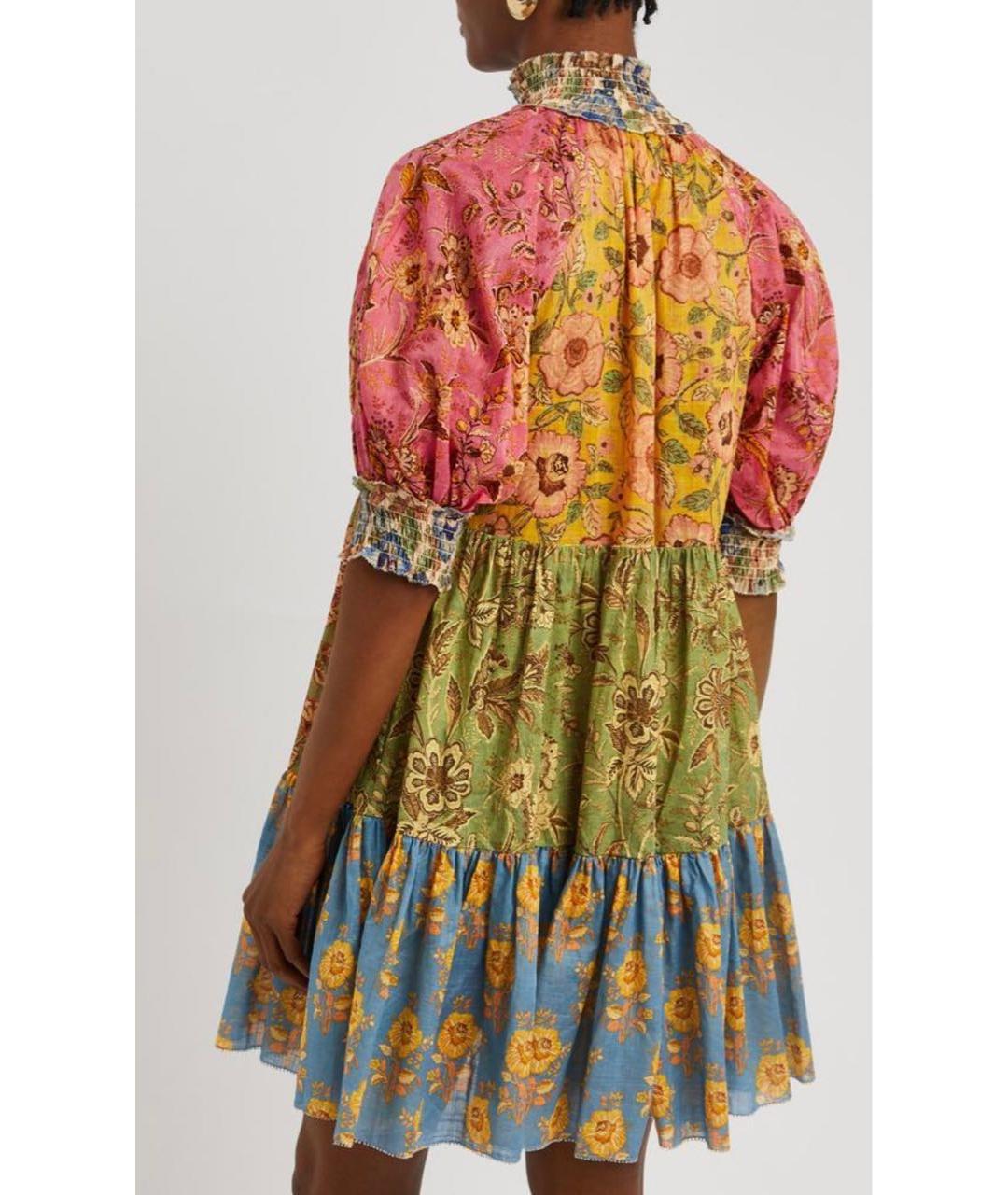 ZIMMERMANN Мульти хлопковое повседневное платье, фото 7