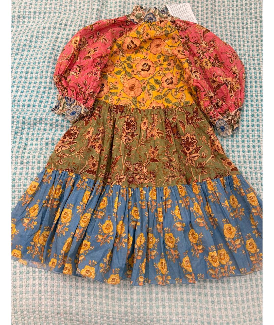 ZIMMERMANN Мульти хлопковое повседневное платье, фото 5