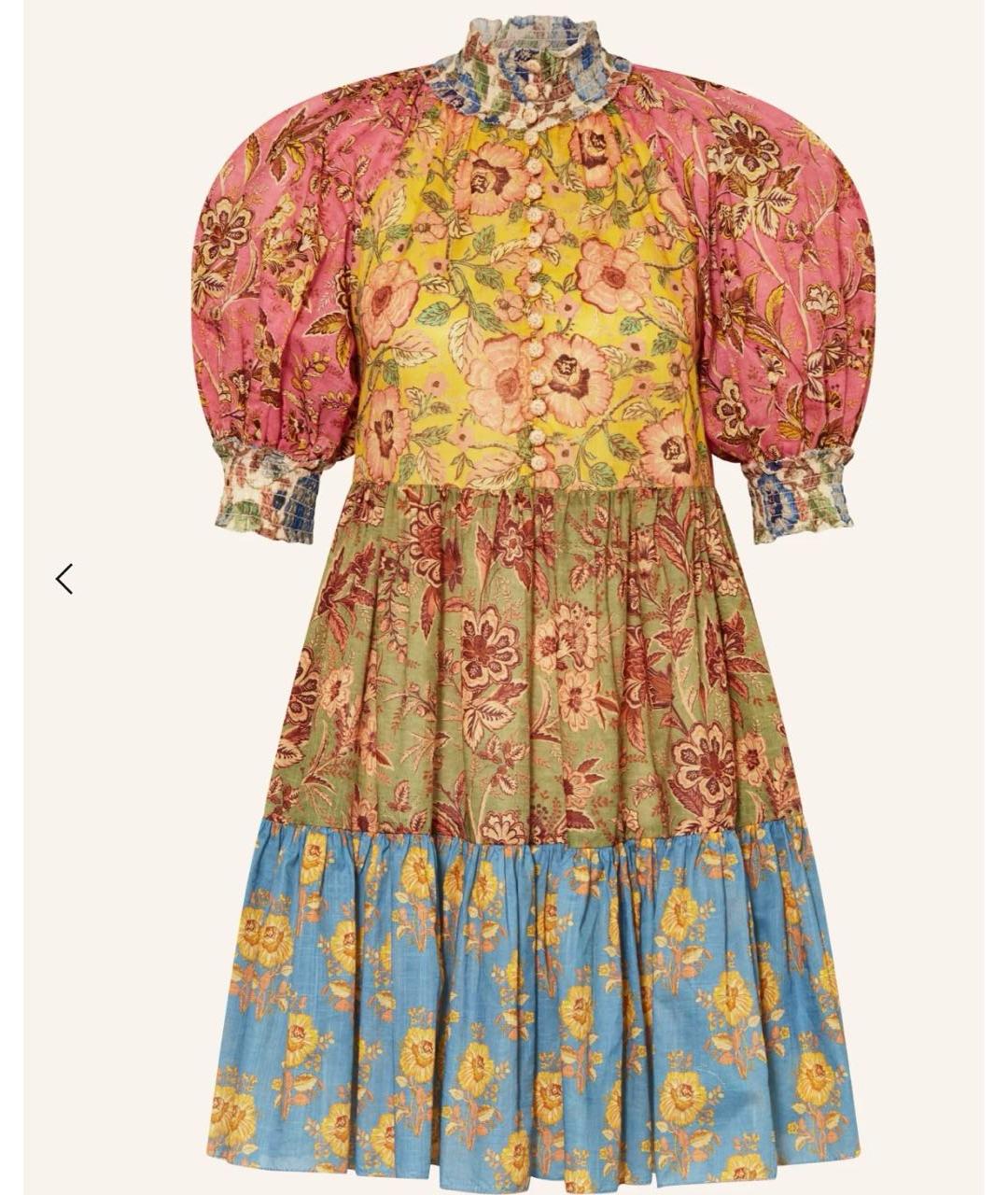 ZIMMERMANN Мульти хлопковое повседневное платье, фото 9