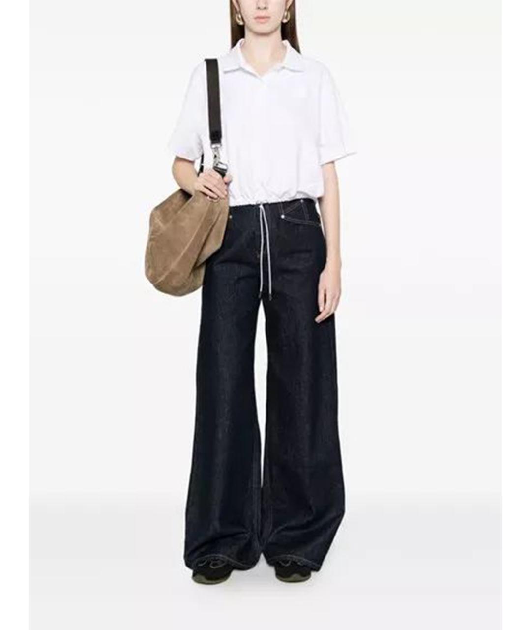 MONCLER Белая хлопковая футболка, фото 2