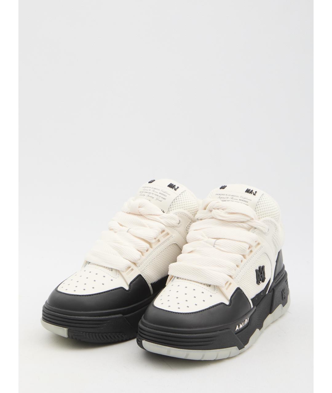 AMIRI Мульти кожаные низкие кроссовки / кеды, фото 2