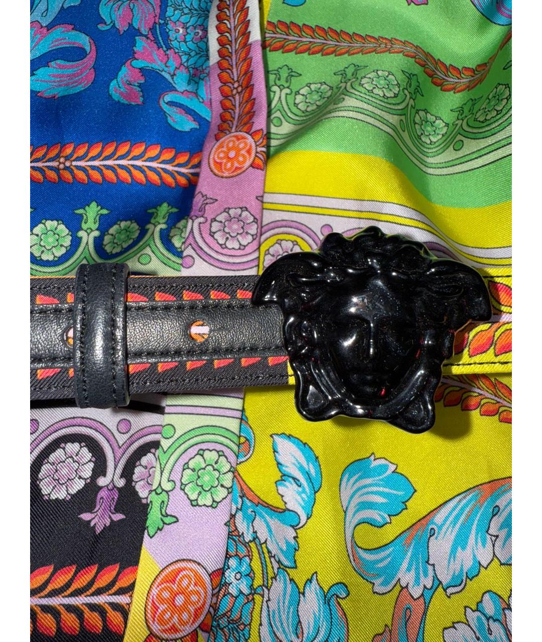 VERSACE Мульти шелковый сарафан, фото 5